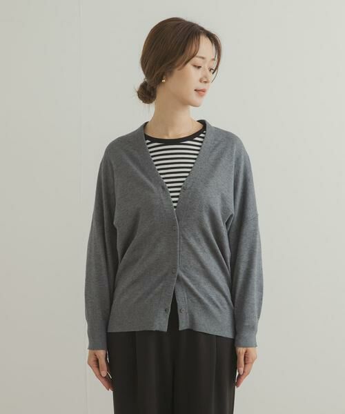 URBAN RESEARCH DOORS / アーバンリサーチ ドアーズ ニット・セーター | Vネックソフトニットカーディガン | 詳細17