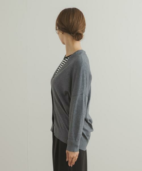 URBAN RESEARCH DOORS / アーバンリサーチ ドアーズ ニット・セーター | Vネックソフトニットカーディガン | 詳細18