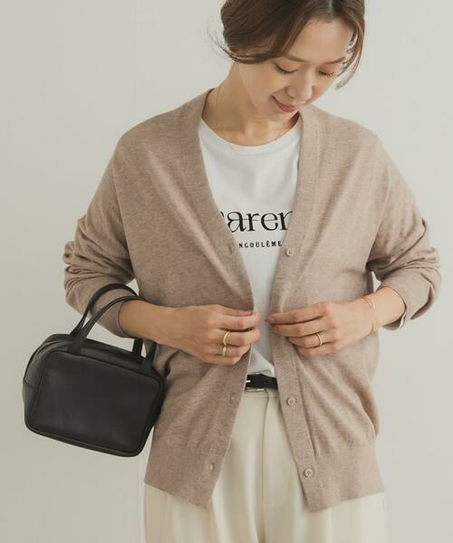 URBAN RESEARCH DOORS / アーバンリサーチ ドアーズ ニット・セーター | Vネックソフトニットカーディガン | 詳細22