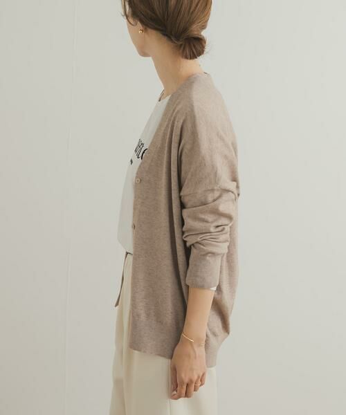 URBAN RESEARCH DOORS / アーバンリサーチ ドアーズ ニット・セーター | Vネックソフトニットカーディガン | 詳細24