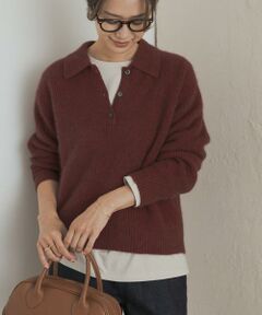 URBAN RESEARCH DOORS / アーバンリサーチ ドアーズ ニット・セーター | FOX混衿付き畦ニット