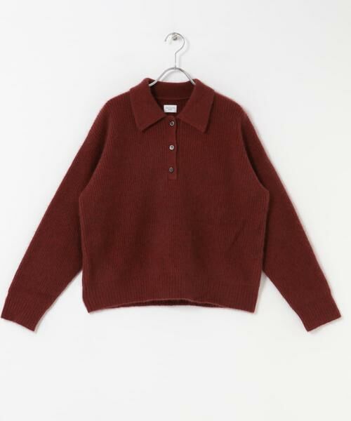 URBAN RESEARCH DOORS / アーバンリサーチ ドアーズ ニット・セーター | FOX混衿付き畦ニット | 詳細11
