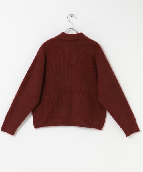 URBAN RESEARCH DOORS / アーバンリサーチ ドアーズ ニット・セーター | FOX混衿付き畦ニット | 詳細14