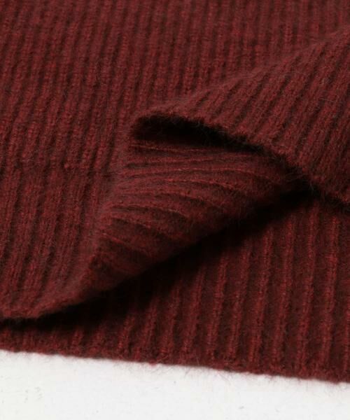 URBAN RESEARCH DOORS / アーバンリサーチ ドアーズ ニット・セーター | FOX混衿付き畦ニット | 詳細15