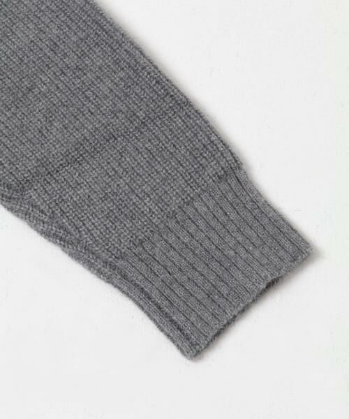 URBAN RESEARCH DOORS / アーバンリサーチ ドアーズ ニット・セーター | FOX混衿付き畦ニット | 詳細26