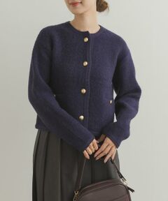 URBAN RESEARCH DOORS / アーバンリサーチ ドアーズ カーディガン・ボレロ | ノーカラーニットカーディガン