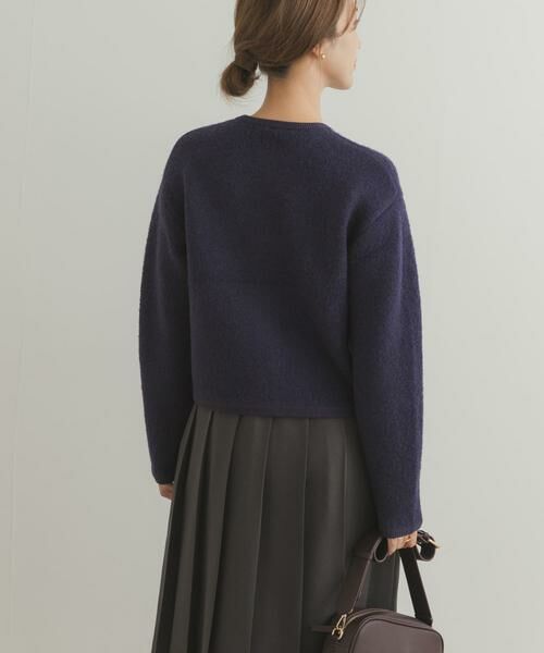 URBAN RESEARCH DOORS / アーバンリサーチ ドアーズ カーディガン・ボレロ | ノーカラーニットカーディガン | 詳細4