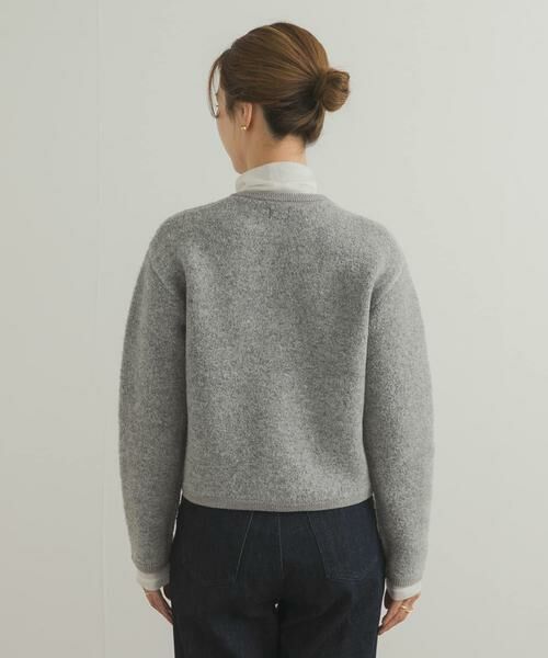 URBAN RESEARCH DOORS / アーバンリサーチ ドアーズ カーディガン・ボレロ | ノーカラーニットカーディガン | 詳細24