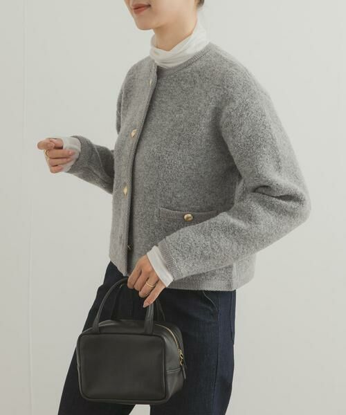 URBAN RESEARCH DOORS / アーバンリサーチ ドアーズ カーディガン・ボレロ | ノーカラーニットカーディガン | 詳細17