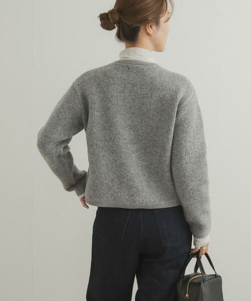 URBAN RESEARCH DOORS / アーバンリサーチ ドアーズ カーディガン・ボレロ | ノーカラーニットカーディガン | 詳細19