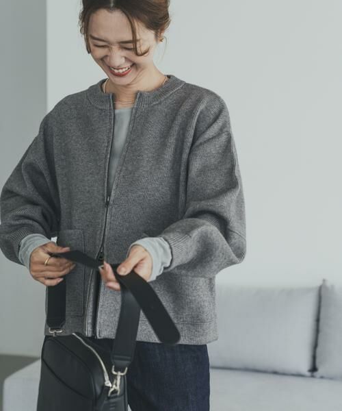 URBAN RESEARCH DOORS / アーバンリサーチ ドアーズ ニット・セーター | ニットZIPブルゾン | 詳細18