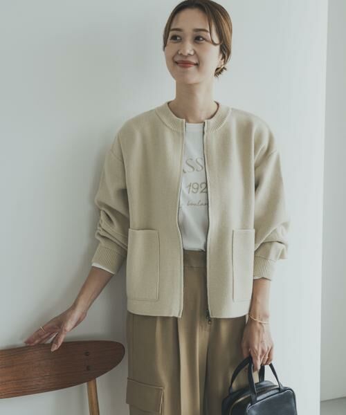 URBAN RESEARCH DOORS / アーバンリサーチ ドアーズ ニット・セーター | ニットZIPブルゾン | 詳細29