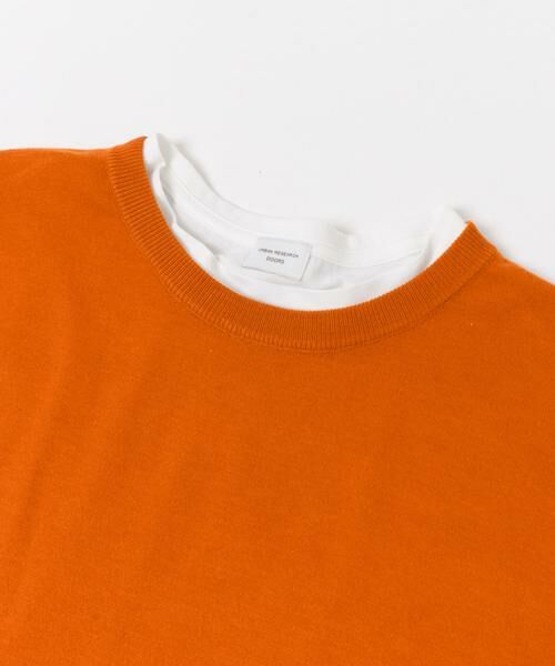 URBAN RESEARCH DOORS / アーバンリサーチ ドアーズ ニット・セーター | レイヤードSETプルオーバー | 詳細12