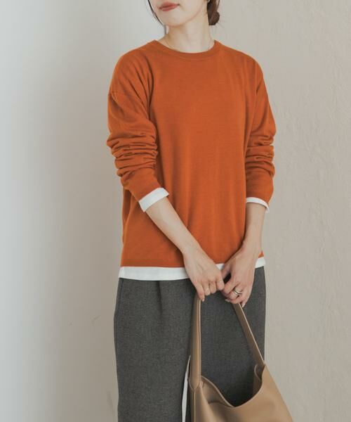 URBAN RESEARCH DOORS / アーバンリサーチ ドアーズ ニット・セーター | レイヤードSETプルオーバー | 詳細2