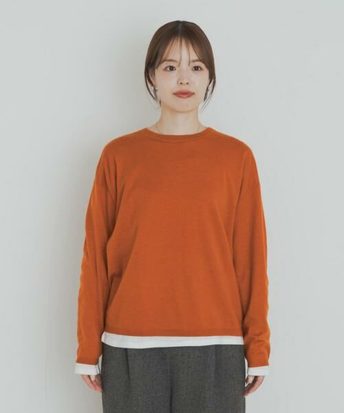 URBAN RESEARCH DOORS / アーバンリサーチ ドアーズ ニット・セーター | レイヤードSETプルオーバー | 詳細8