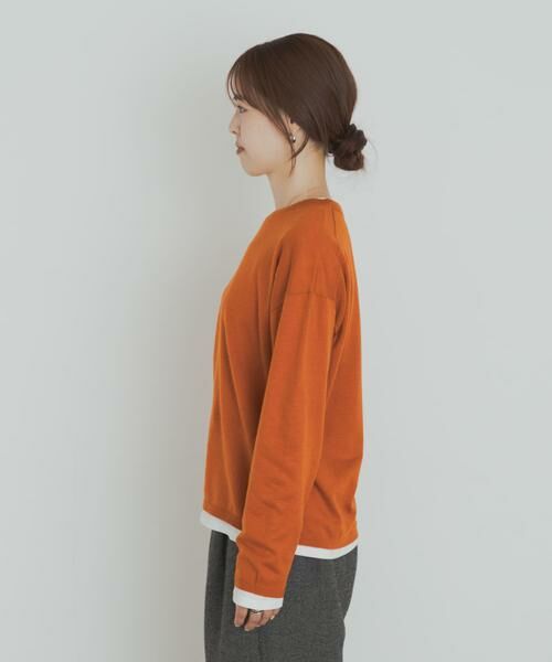 URBAN RESEARCH DOORS / アーバンリサーチ ドアーズ ニット・セーター | レイヤードSETプルオーバー | 詳細9