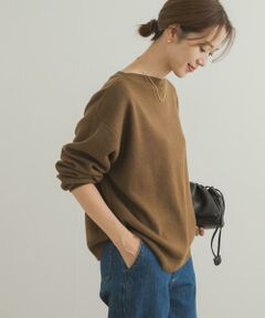 URBAN RESEARCH DOORS / アーバンリサーチ ドアーズ ニット・セーター | コットンウールボートネックニット