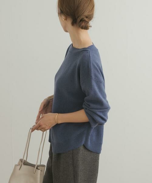 URBAN RESEARCH DOORS / アーバンリサーチ ドアーズ ニット・セーター | コットンウールボートネックニット | 詳細2