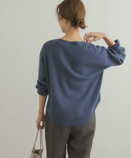 URBAN RESEARCH DOORS / アーバンリサーチ ドアーズ ニット・セーター | コットンウールボートネックニット | 詳細3