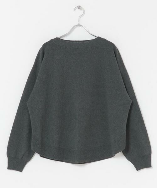 URBAN RESEARCH DOORS / アーバンリサーチ ドアーズ ニット・セーター | コットンウールボートネックニット | 詳細17