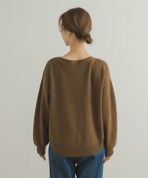 URBAN RESEARCH DOORS / アーバンリサーチ ドアーズ ニット・セーター | コットンウールボートネックニット | 詳細26