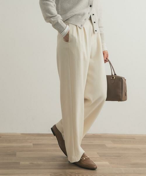 URBAN RESEARCH DOORS / アーバンリサーチ ドアーズ その他パンツ | 『UR TECH SMOOTHLUXE』ワイドトラウザー | 詳細1