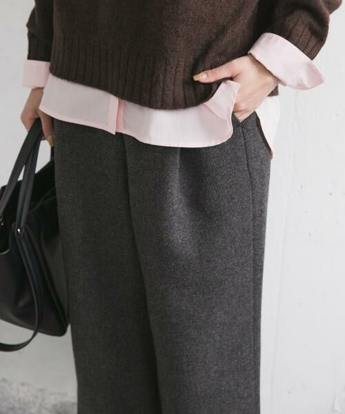 URBAN RESEARCH DOORS / アーバンリサーチ ドアーズ その他パンツ | 『仁村紗和さん着用』『UR TECH』完声/暖タックイージーパンツ | 詳細4