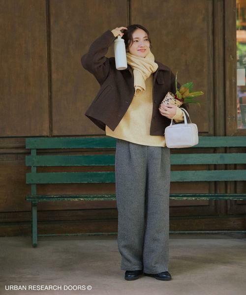 URBAN RESEARCH DOORS / アーバンリサーチ ドアーズ その他パンツ | 『仁村紗和さん着用』『UR TECH』完声/暖タックイージーパンツ | 詳細19