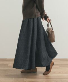 URBAN RESEARCH DOORS / アーバンリサーチ ドアーズ スカート | ドットタックギャザースカート