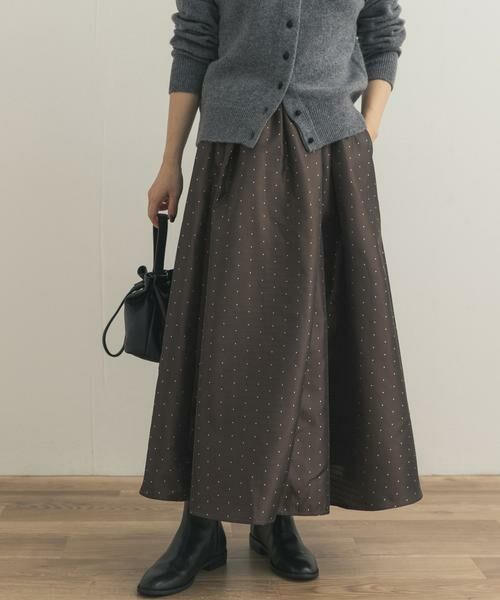 URBAN RESEARCH DOORS / アーバンリサーチ ドアーズ スカート | ドットタックギャザースカート | 詳細1