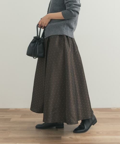 URBAN RESEARCH DOORS / アーバンリサーチ ドアーズ スカート | ドットタックギャザースカート | 詳細3
