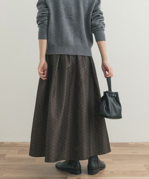 URBAN RESEARCH DOORS / アーバンリサーチ ドアーズ スカート | ドットタックギャザースカート | 詳細4