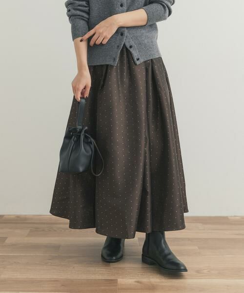 URBAN RESEARCH DOORS / アーバンリサーチ ドアーズ スカート | ドットタックギャザースカート | 詳細6