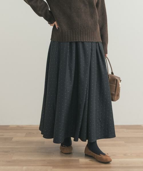 URBAN RESEARCH DOORS / アーバンリサーチ ドアーズ スカート | ドットタックギャザースカート | 詳細12
