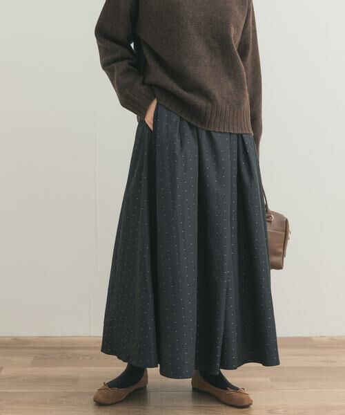 URBAN RESEARCH DOORS / アーバンリサーチ ドアーズ スカート | ドットタックギャザースカート | 詳細13