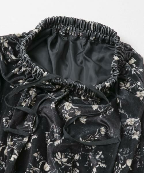 URBAN RESEARCH DOORS / アーバンリサーチ ドアーズ スカート | ベロアフラワープリントスカート | 詳細18