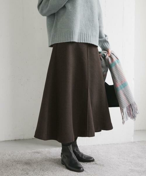 URBAN RESEARCH DOORS / アーバンリサーチ ドアーズ スカート | 『仁村紗和さん着用』『UR TECH』完声/暖フレアスカート | 詳細4