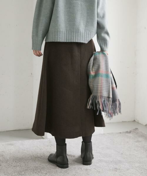 URBAN RESEARCH DOORS / アーバンリサーチ ドアーズ スカート | 『仁村紗和さん着用』『UR TECH』完声/暖フレアスカート | 詳細6