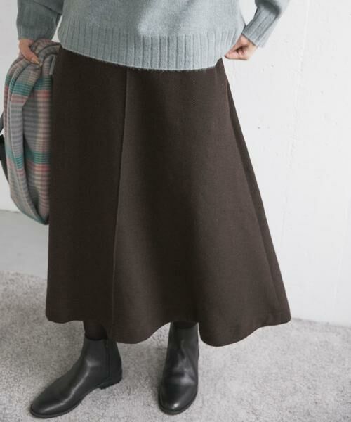 URBAN RESEARCH DOORS / アーバンリサーチ ドアーズ スカート | 『仁村紗和さん着用』『UR TECH』完声/暖フレアスカート | 詳細8
