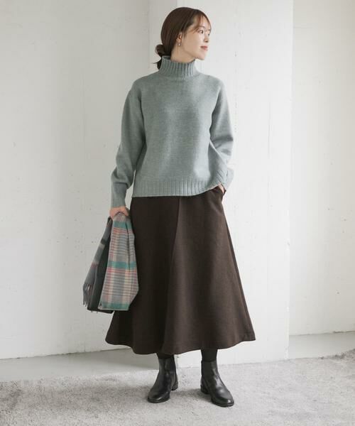 URBAN RESEARCH DOORS / アーバンリサーチ ドアーズ スカート | 『仁村紗和さん着用』『UR TECH』完声/暖フレアスカート | 詳細9