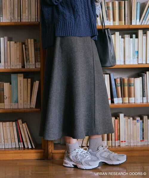 URBAN RESEARCH DOORS / アーバンリサーチ ドアーズ スカート | 『仁村紗和さん着用』『UR TECH』完声/暖フレアスカート | 詳細17