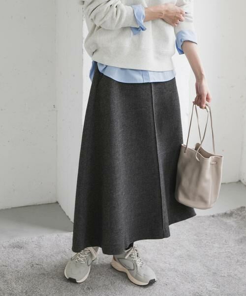 URBAN RESEARCH DOORS / アーバンリサーチ ドアーズ スカート | 『仁村紗和さん着用』『UR TECH』完声/暖フレアスカート | 詳細18