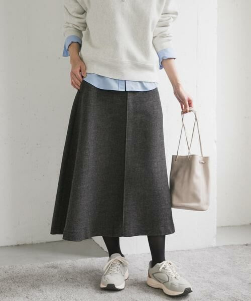 URBAN RESEARCH DOORS / アーバンリサーチ ドアーズ スカート | 『仁村紗和さん着用』『UR TECH』完声/暖フレアスカート | 詳細20