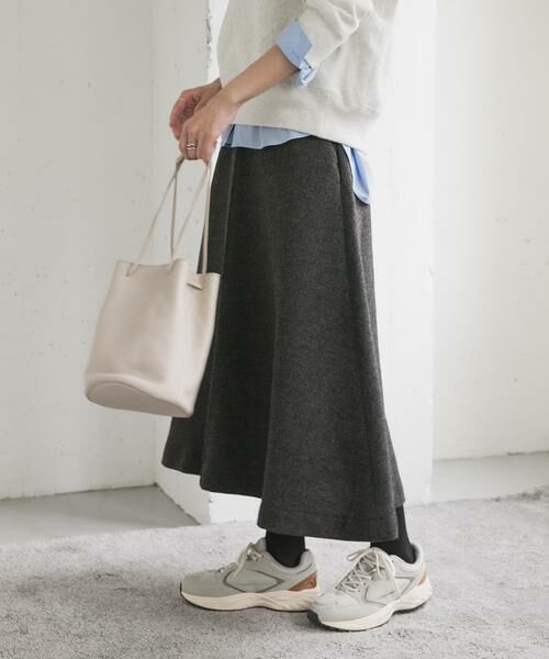 URBAN RESEARCH DOORS / アーバンリサーチ ドアーズ スカート | 『仁村紗和さん着用』『UR TECH』完声/暖フレアスカート | 詳細21