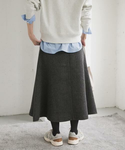 URBAN RESEARCH DOORS / アーバンリサーチ ドアーズ スカート | 『仁村紗和さん着用』『UR TECH』完声/暖フレアスカート | 詳細22