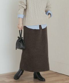 URBAN RESEARCH DOORS / アーバンリサーチ ドアーズ スカート | ベロアワッシャーIラインスカート