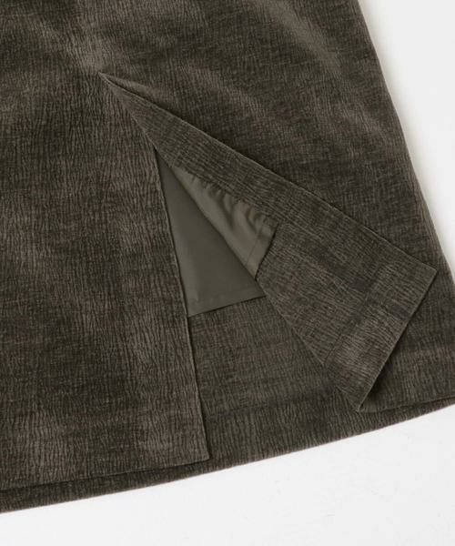 URBAN RESEARCH DOORS / アーバンリサーチ ドアーズ スカート | ベロアワッシャーIラインスカート | 詳細12