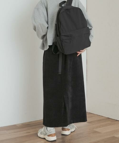URBAN RESEARCH DOORS / アーバンリサーチ ドアーズ スカート | ベロアワッシャーIラインスカート | 詳細17