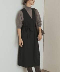 『UR TECH』ツイルフレアジャンパースカート