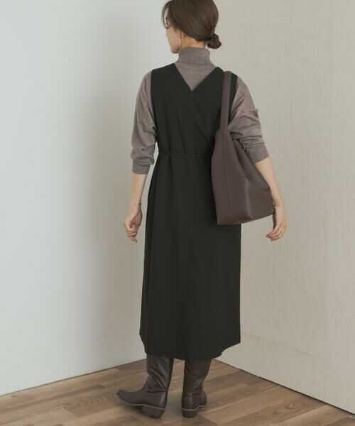 URBAN RESEARCH DOORS / アーバンリサーチ ドアーズ ワンピース | 『UR TECH』ツイルフレアジャンパースカート | 詳細2